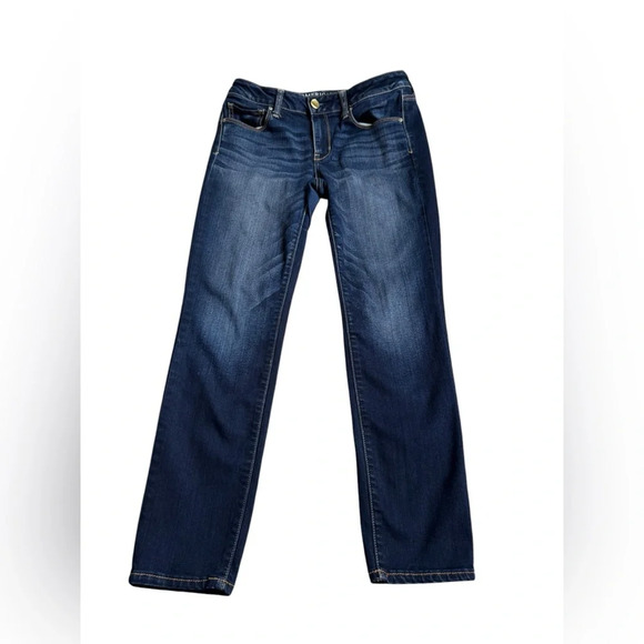 American Eagle Dark Wash Skinny Jeans Size 8 Short - Picture 2 of 7